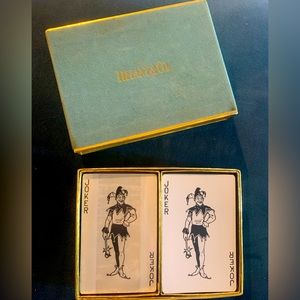 Tiffany and Co vintage 1950s 2 playing card decks Tiffany’s Tiffany and Co